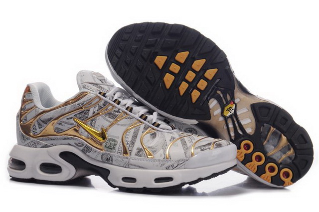 Mens Nike Air Max TN Dollars Gold